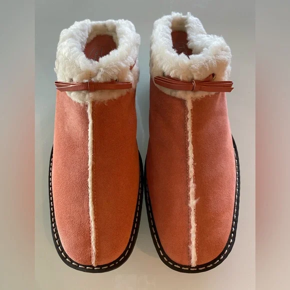Talbots Suede Lined Mules, 7 - Picture 2 of 6